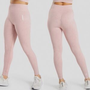 Gymshark Adapt Camo Seamless Leggings Light Pink Size Small